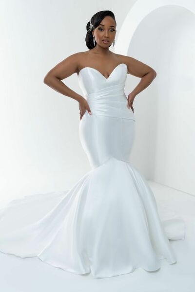Simple Wedding Dress, Mermaid African Girls Bridal Dress Bridal Gown