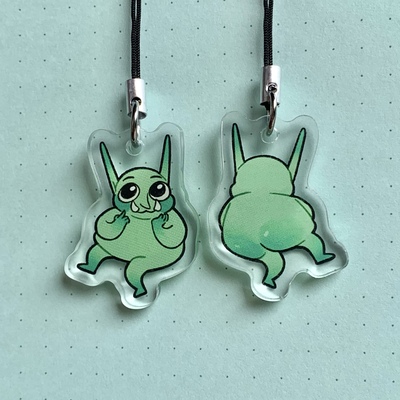Cheeky goblin phone charm