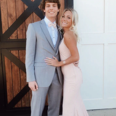 Sexy sheath mermaid stain prom dresses - Thumbnail 2