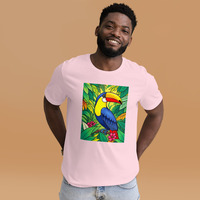 Tropical Bird T-shirt - Unisex & Full Colors - Thumbnail 5