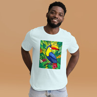 Tropical Bird T-shirt - Unisex & Full Colors - Thumbnail 9