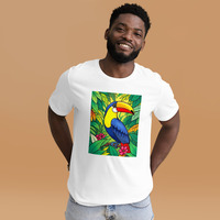 Tropical Bird T-shirt - Unisex & Full Colors - Thumbnail 11