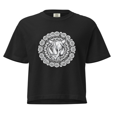 Womens heavyweight boxy tee