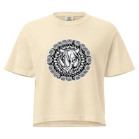 Womens heavyweight boxy tee - Thumbnail 8