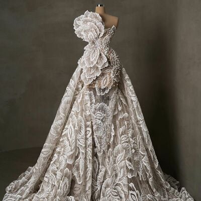 Luxury wedding dress, ball gown lace bridal dress bridal gown