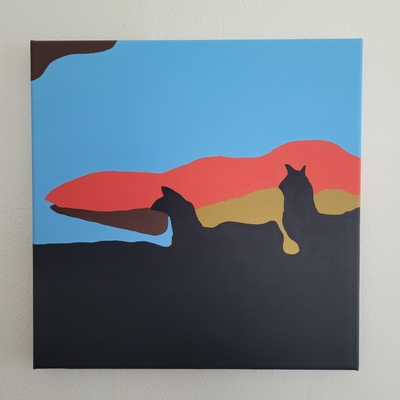 High Llamas 12" x 12"