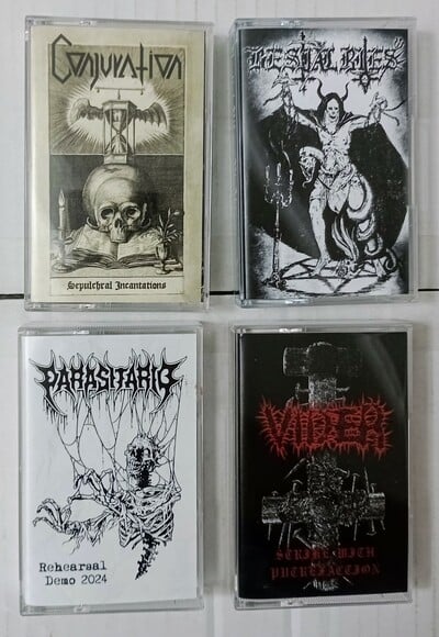 CONJURATION, BES TIAL RITES, PARASITARIO , VIDER  Tapes 