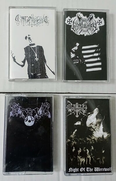 SMYRTONOS, CASTRIVENIAN, STRID, WOLFNACHT  Tapes 