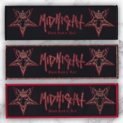 MIDNIGHT Stripe Woven Patches