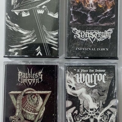 Gom jabbar -pissing contest, sinistrum, pathless umoon, warcoe tapes  - Thumbnail 1