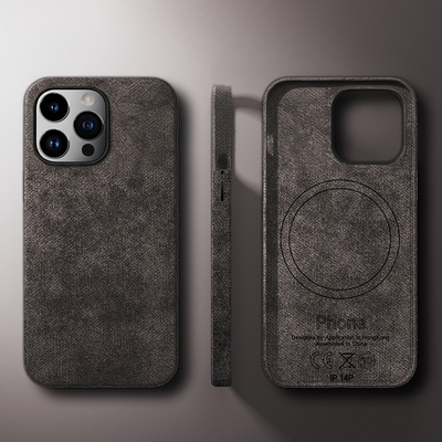 Cool suede iphone 16 15 14 magnetic case ips602 - Thumbnail 4