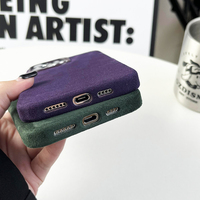 Cool Suede iPhone 16 15 14 Magnetic Case IPS602 - Thumbnail 4