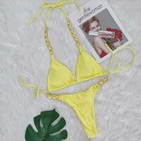 Sexy Push Up Swimwear Brazilian Swimsuit Thong Bikini Two Piece Bathing Suit - Thumbnail 6