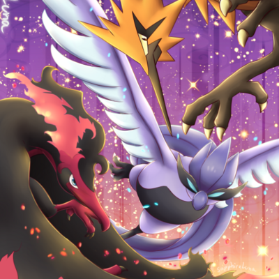 Galar legendary birds print