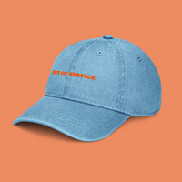 Free Shipping-"OUT OF SERVICE" DENIM CAP - Thumbnail 1