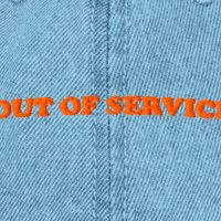 Free Shipping-"OUT OF SERVICE" DENIM CAP - Thumbnail 8