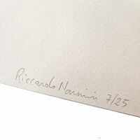 Square Print by Ricardo Nannini "Paint in Pink" - Thumbnail 2