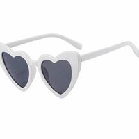 Retro Heart Shaped Sunglasses - Thumbnail 1