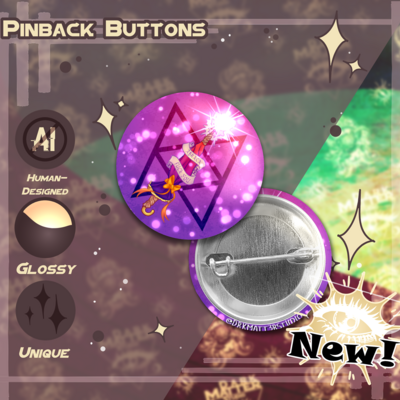 Abraca f you | pinback buttons - Thumbnail 1