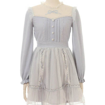 Liz lisa ribbon embroidered dress - Thumbnail 1