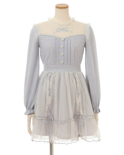 LIZ LISA Ribbon Embroidered Dress