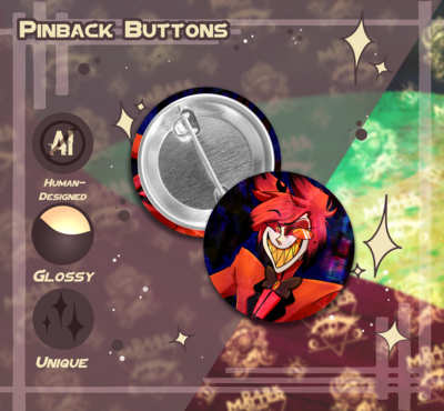Alastor the Radio Demon | Pinback Button