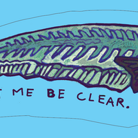 Glass catfish stickers/magnets - Thumbnail 1