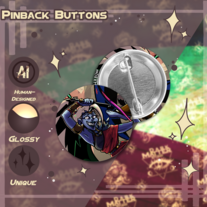 Alecto the Fury | Pinback Buttons