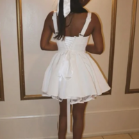 Cute A Line Homecoming Dress Short - Thumbnail 1