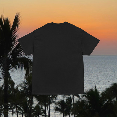 Summer day off shrimp t shirt black 