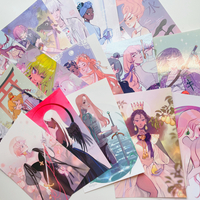 Pastel Warrior Collection - 15 prints + sticker sheet! - Thumbnail 2