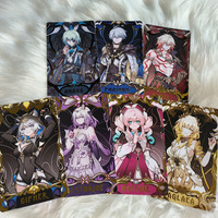 (Custom 6) Honkai Star Rail and Genshin Fanmade Gold Tarot Cards - Thumbnail 1