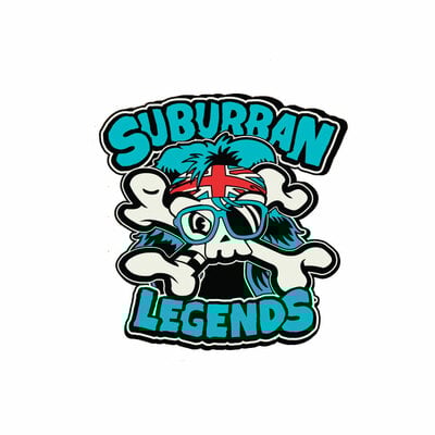 Uk skull enamel pin