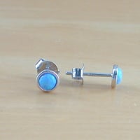 GIFT BOX SET/Sterling Silver Blue Opal Compass Necklace/Opal Necklace/Blue Opal Necklace/Opal Jewellery/Opal Jewelry/Opal Earrings/October Birthstone - Thumbnail 5