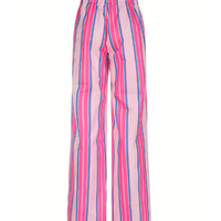 PINK STRIPED DRAWSTRING PANT - Thumbnail 6