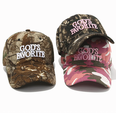 GOD'S FAVOURITE CAMO CAP