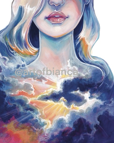 Elemental Silver Lining 8x10 Print