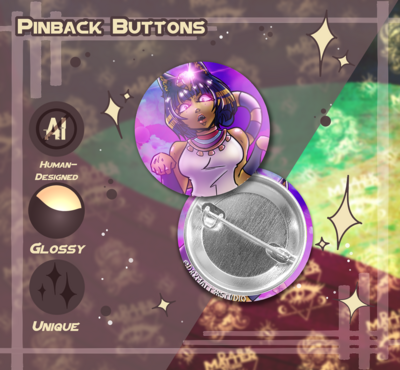 Ankha AC | Pinback Buttons