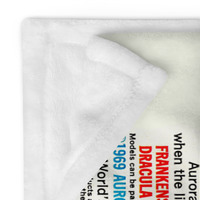 50x60 Aurora GLOW Monsters 1969 Comic Book Ad Throw Blanket - Thumbnail 6