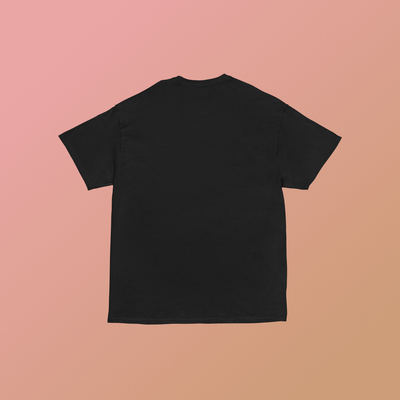 Cute peach baby t shirt black
