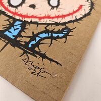 🐱 Painting by Celipe Perroloco"Blue Cat"  - Thumbnail 2