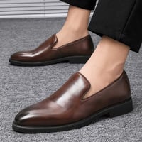Men's business formal casual pointed toe shoes 2 colors - Thumbnail 5