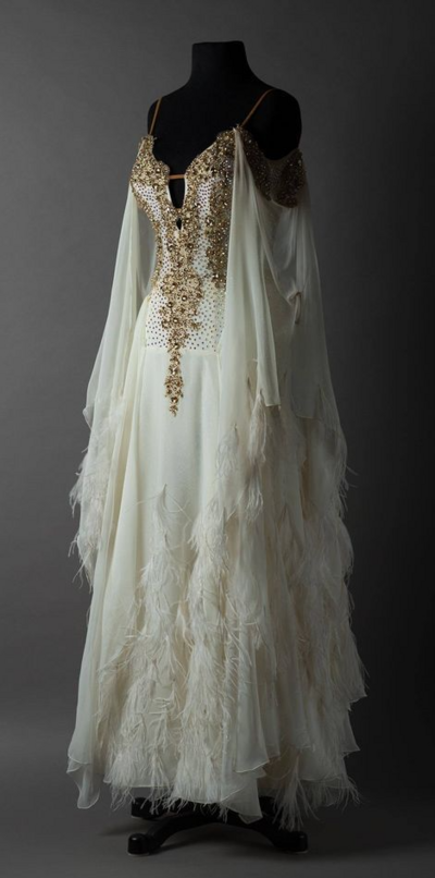 Spaghetti Straps Beaded Crystal Long Sleeves Wedding Dresses