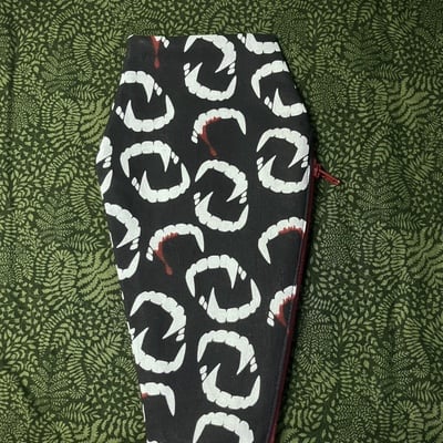 Fangs coffin bag