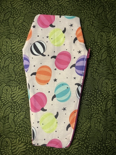Pumpkins Coffin Bag