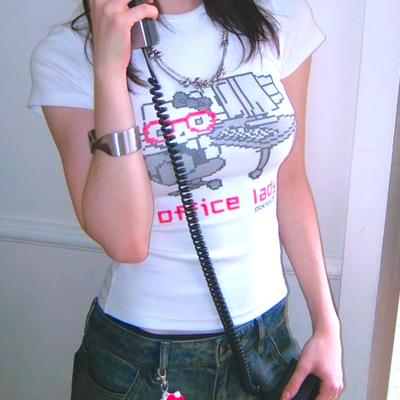 Kitty office lady top