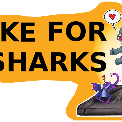 Break for sky sharks bumper sticker 