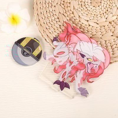 Hisuian zoroark standee - with shiny version on the other side!~