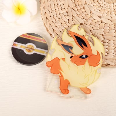 Flareon standee - eeveelutions - with shiny version on the other side!~