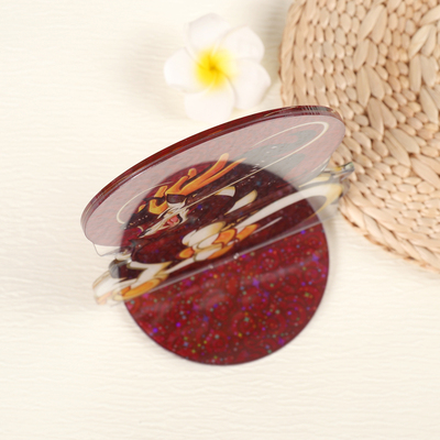 Dragon standee - holographic stars on the other side!~